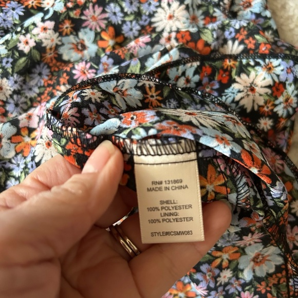 Honey & Sparkle Colorful Print Sleeveless Dress SZ Large NWT Backless Mini - Picture 8 of 9